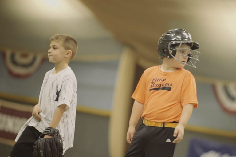 Young baseball players