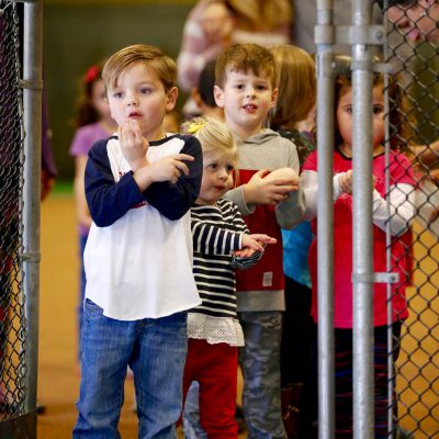 Kids waiting for turn